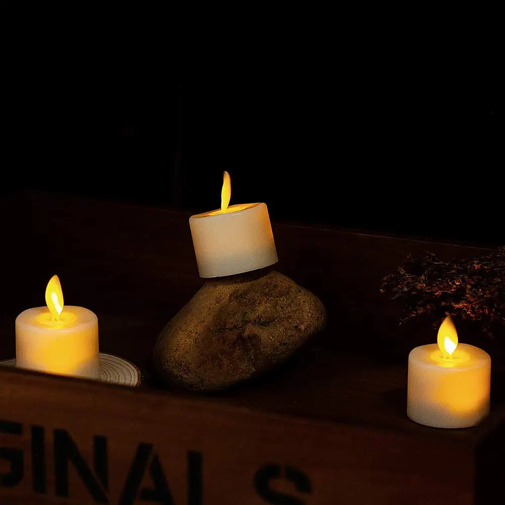 FlickerLite | Elegante Candela Tealight LED Senza Fiamma a Batteria 3
