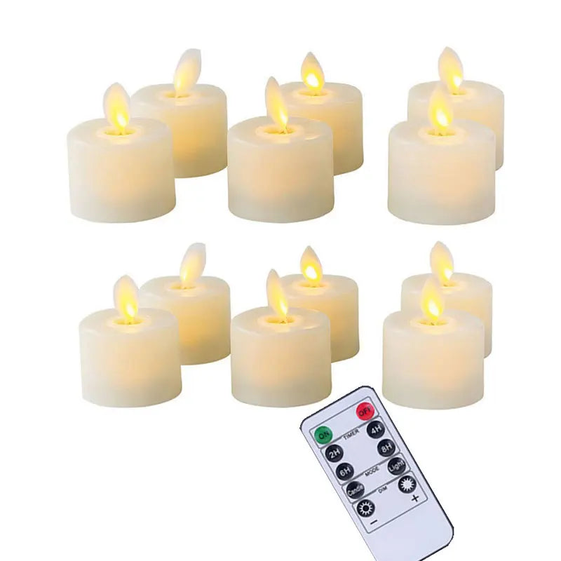 FlickerLite | Elegante Candela Tealight LED Senza Fiamma a Batteria 6