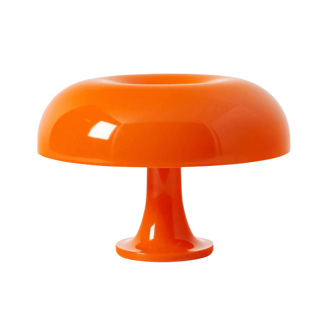 FungoLuce | Elegante Retro PVC Table Lamp for Cozy Spaces 0