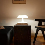 FungoLuce | Elegante Retro PVC Table Lamp for Cozy Spaces 3