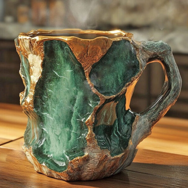 Geode Collection | Tazza da Caffè Traslucida con Design Unico | Elegante e Durevole per Momenti di Stile 0