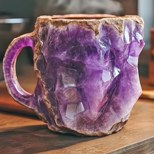 Geode Collection | Tazza da Caffè Traslucida con Design Unico | Elegante e Durevole per Momenti di Stile 1