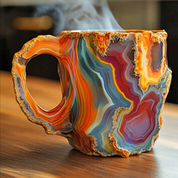 Geode Collection | Tazza da Caffè Traslucida con Design Unico | Elegante e Durevole per Momenti di Stile 4