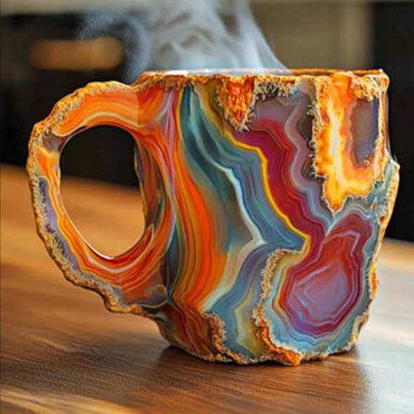 Geode Collection | Tazza da Caffè Traslucida con Design Unico | Elegante e Durevole per Momenti di Stile 4
