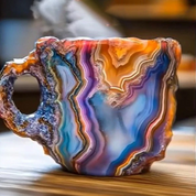 Geode Collection | Tazza da Caffè Traslucida con Design Unico | Elegante e Durevole per Momenti di Stile 9