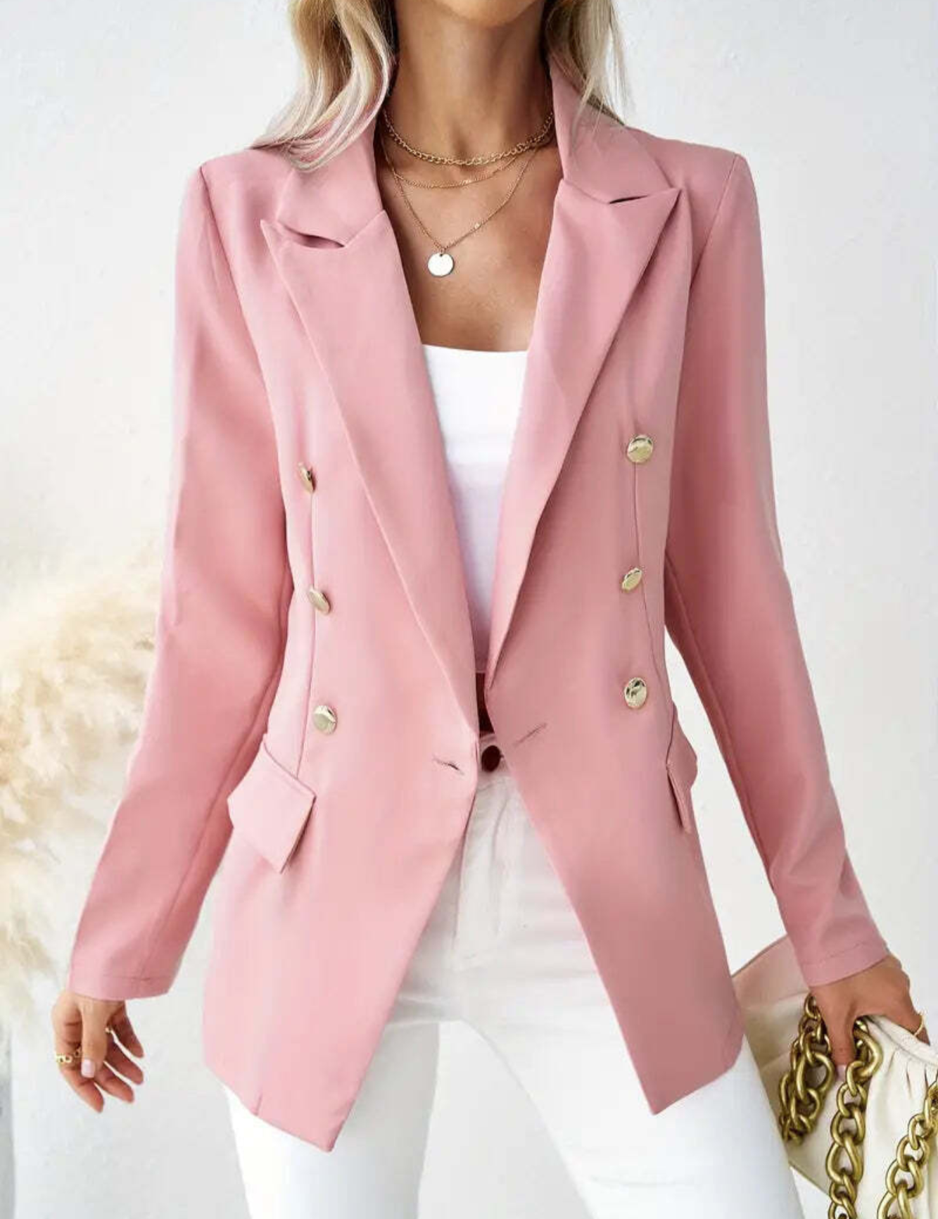 Giada | Elegante Blazer Lungo Donna, Versatile e Chic 0