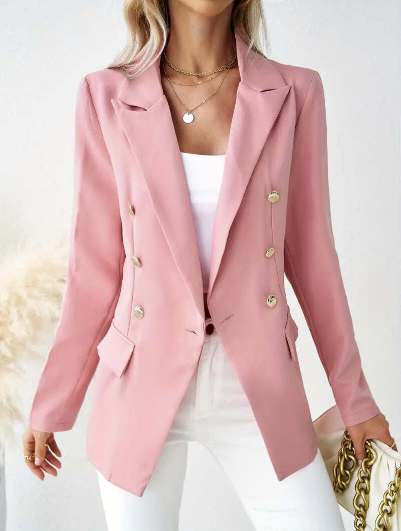 Giada | Elegante Blazer Lungo Donna, Versatile e Chic 0
