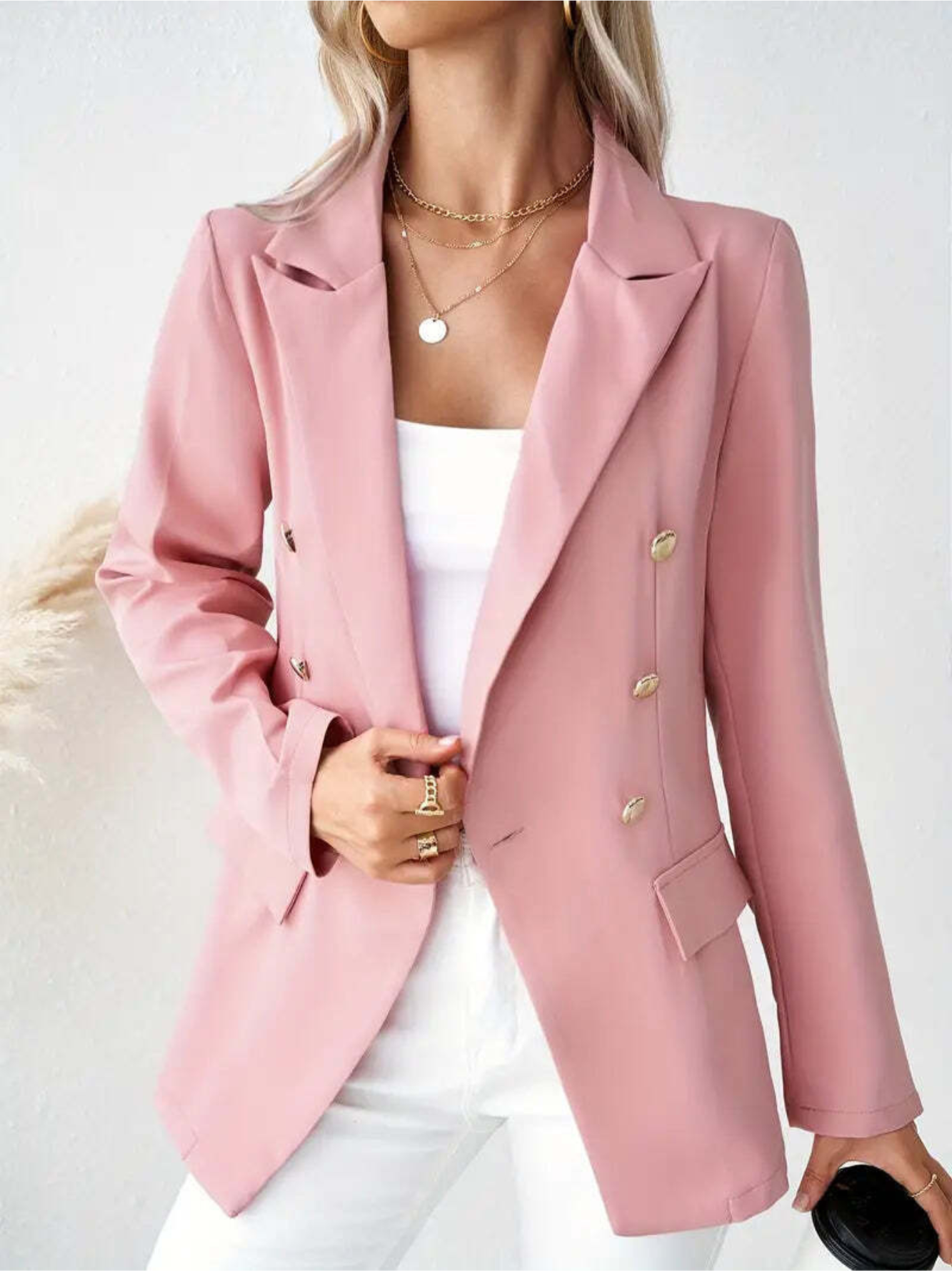 Giada | Elegante Blazer Lungo Donna, Versatile e Chic 1