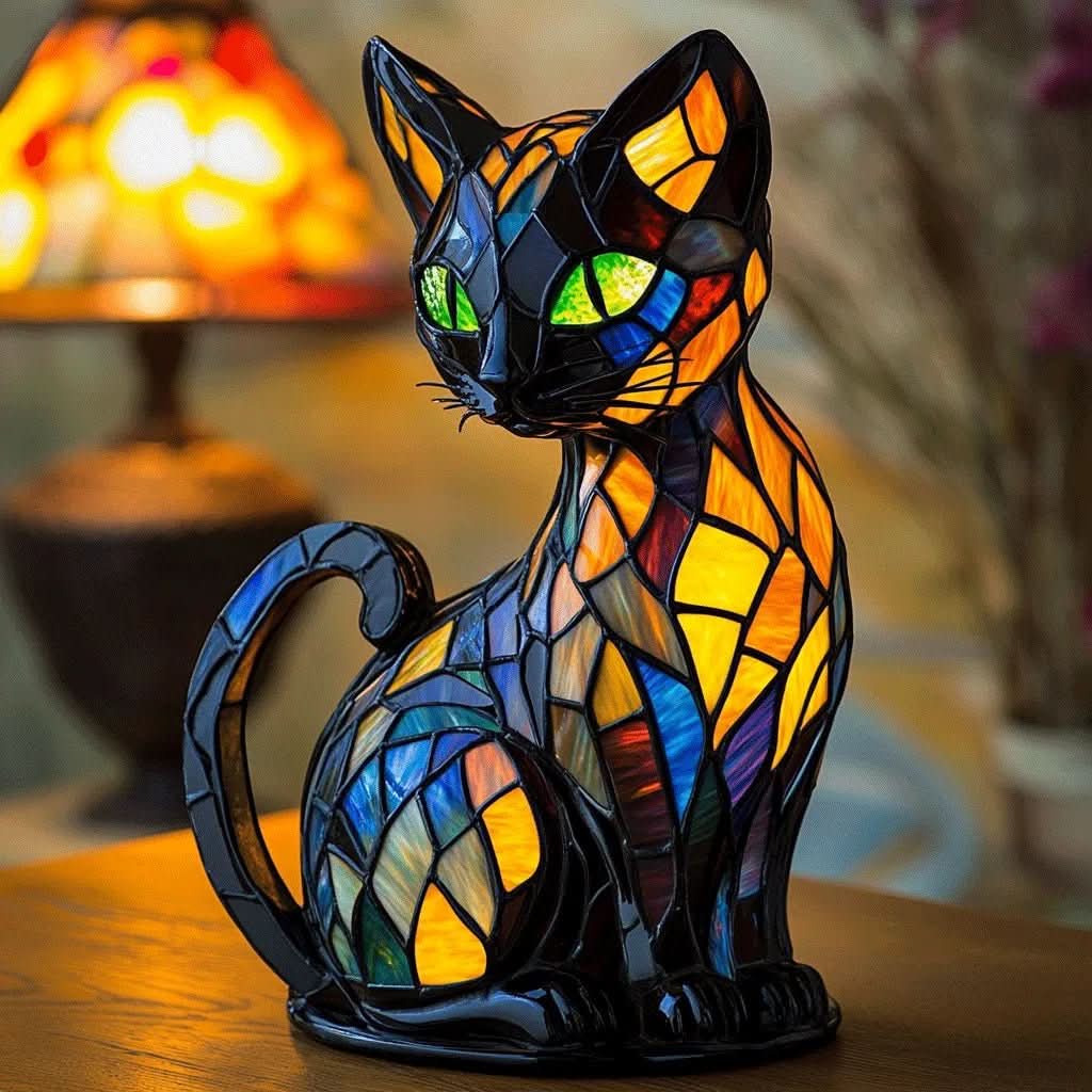 GlowKitty | Giocosa Luce Notturna LED per Gatti con Design Amichevole 0
