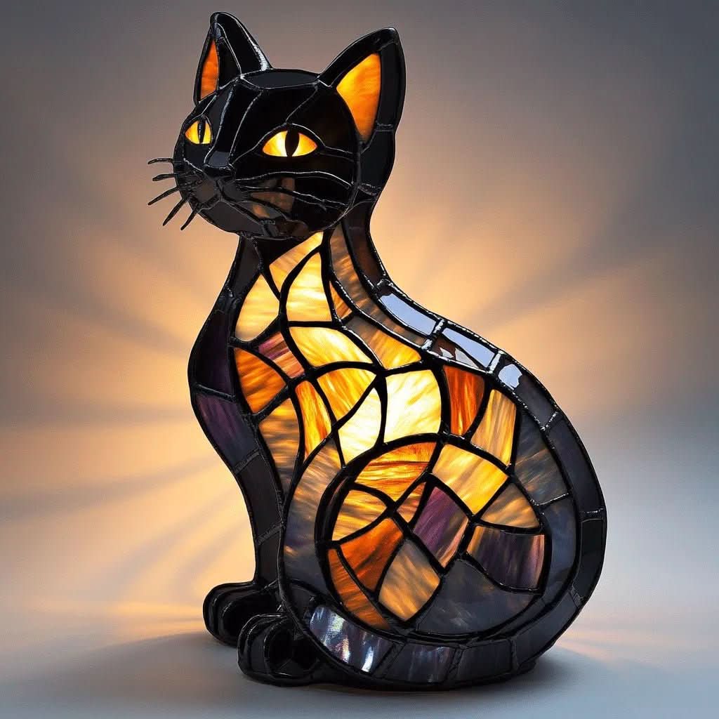 GlowKitty | Giocosa Luce Notturna LED per Gatti con Design Amichevole 1