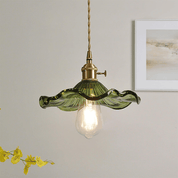 HibiscusGlow | Elegante Lampada a Sospensione in Vetro per Camera da Letto 0