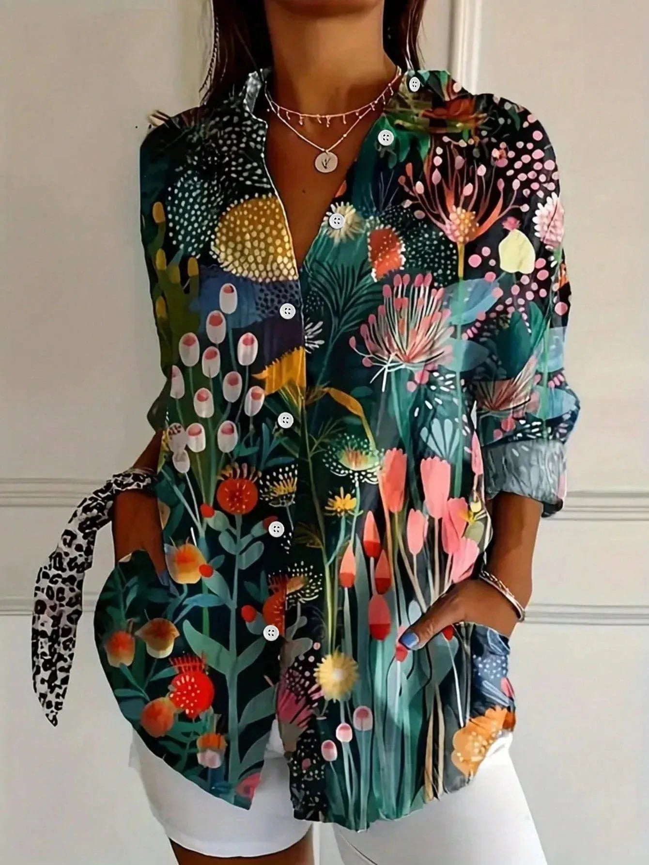Ilaria | Elegante Blusa Colorata e Versatile per Donna 2