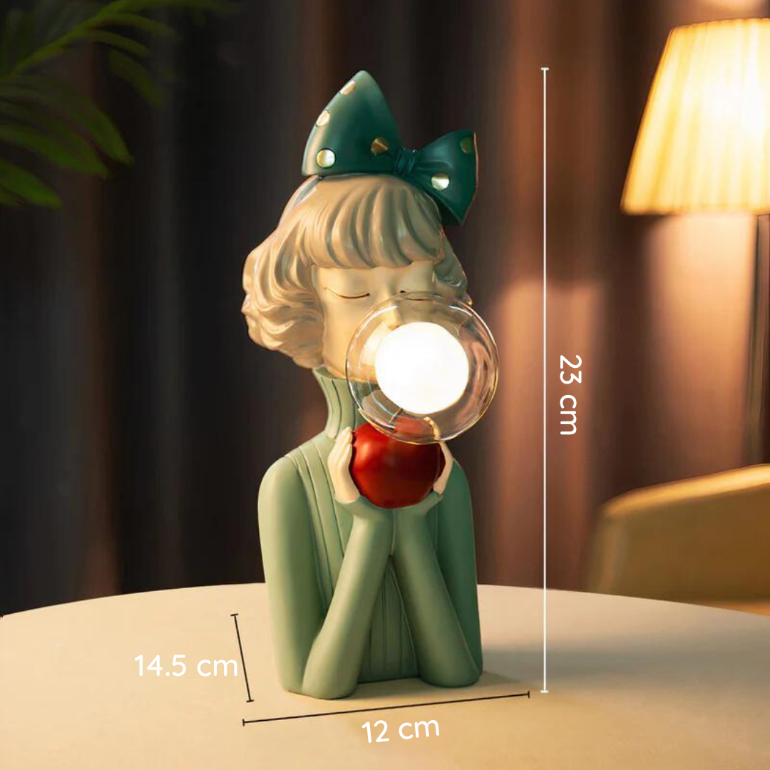 LegnoLuce | Elegante Artigianale Lampada da Tavolo in Tessuto e Legno 10