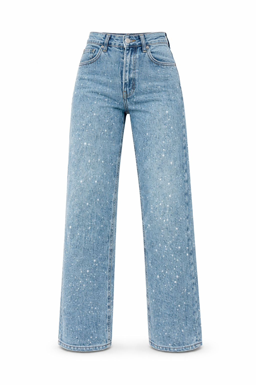 Liam | Eleganti Jeans a Vita Alta con Dettagli Glitterati 4