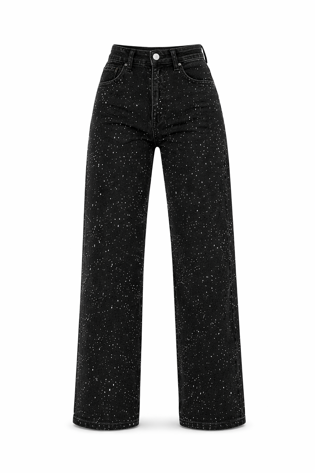 Liam | Eleganti Jeans a Vita Alta con Dettagli Glitterati 5