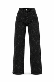Liam | Eleganti Jeans a Vita Alta con Dettagli Glitterati 5