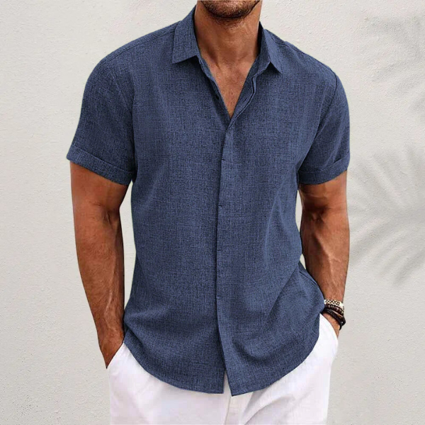 Liam | Leggera Camicia Estiva in Lino da Uomo 0
