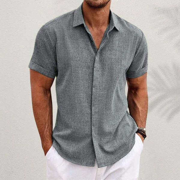 Liam | Leggera Camicia Estiva in Lino da Uomo 4