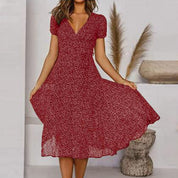 Livia | Elegante Abito A Linea Con Scollo A V Per Donna 1