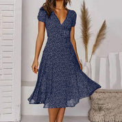 Livia | Elegante Abito A Linea Con Scollo A V Per Donna 2
