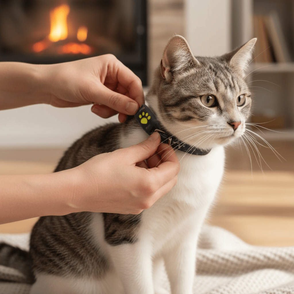 Localizzatore GPS per Gatti | Collare GPS con Aggiornamenti in Tempo Reale | Design Compatto per Sicurezza e Comfort 0