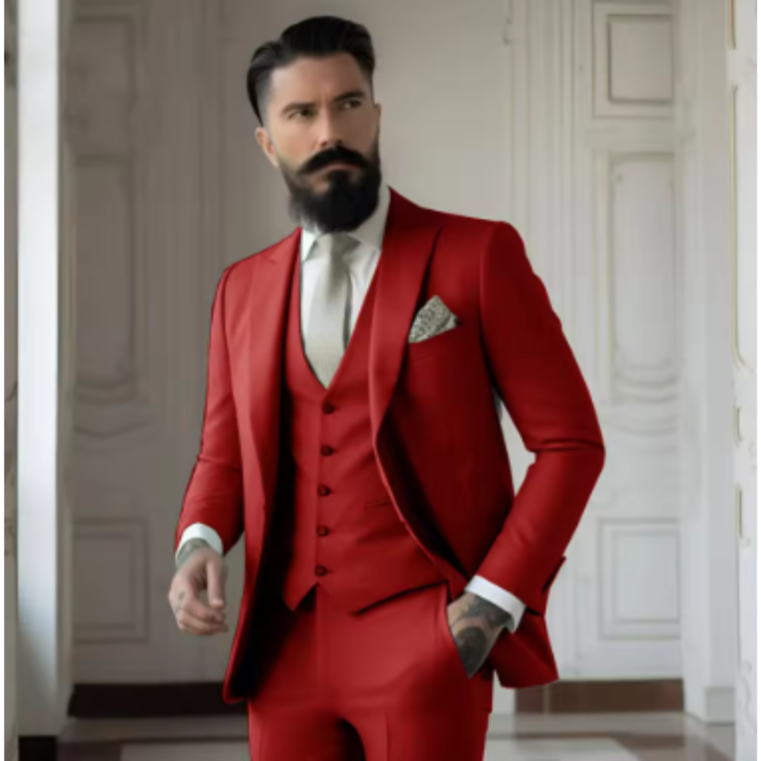 Lorenzo | Elegante Abito Uomo Tre Pezzi Verde Salvia per Matrimoni 12