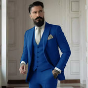 Lorenzo | Elegante Abito Uomo Tre Pezzi Verde Salvia per Matrimoni 2