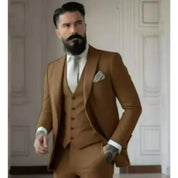 Lorenzo | Elegante Abito Uomo Tre Pezzi Verde Salvia per Matrimoni 7