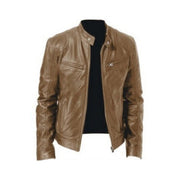 Luca | Elegante Giacca Pelle Uomo Versatile per Tutte le Stagioni 4