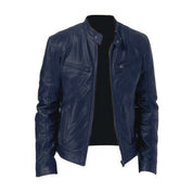 Luca | Elegante Giacca Pelle Uomo Versatile per Tutte le Stagioni 5