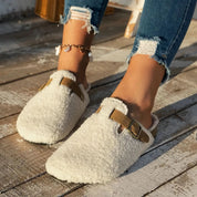 Luca | Eleganti Pantofole Donna Invernali in Lana di Pecora 0