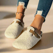 Luca | Eleganti Pantofole Donna Invernali in Lana di Pecora 6