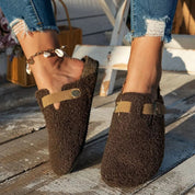 Luca | Eleganti Pantofole Donna Invernali in Lana di Pecora 8