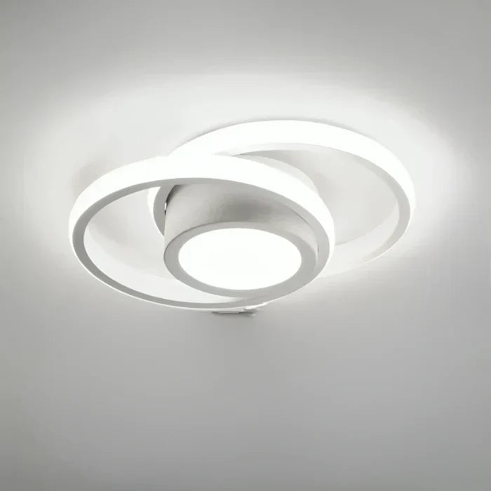 Luminara | Elegante Plafoniera LED Soffitto a Doppio Anello Design Moderno 0
