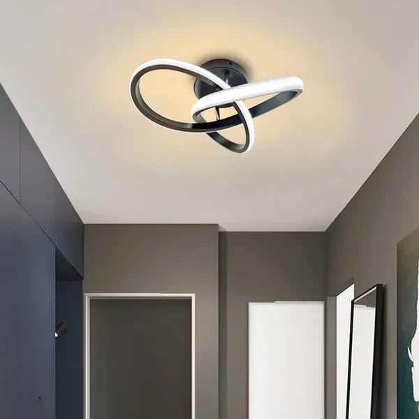 Luminara | Elegante Plafoniera LED Soffitto a Doppio Anello Design Moderno 1