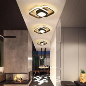Luminara | Elegante Plafoniera LED Soffitto a Doppio Anello Design Moderno 4