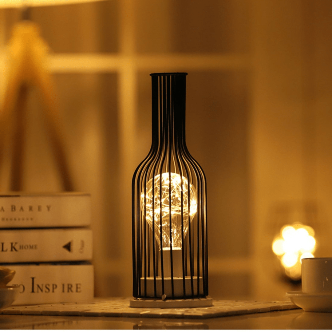 LuminariaElegante | Raffinata Lampada LED Wireless per Tavolo Moderno 4