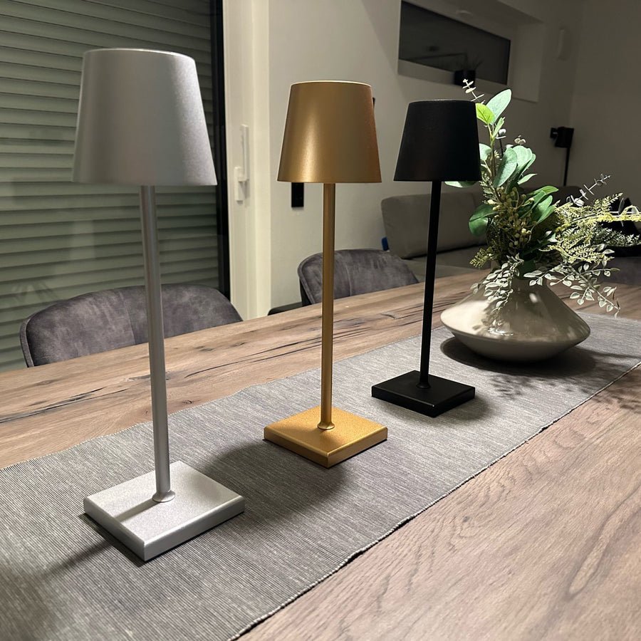 LuminariaNord | Elegante Lampada da Tavolo Senza Fili Ricaricabile 2
