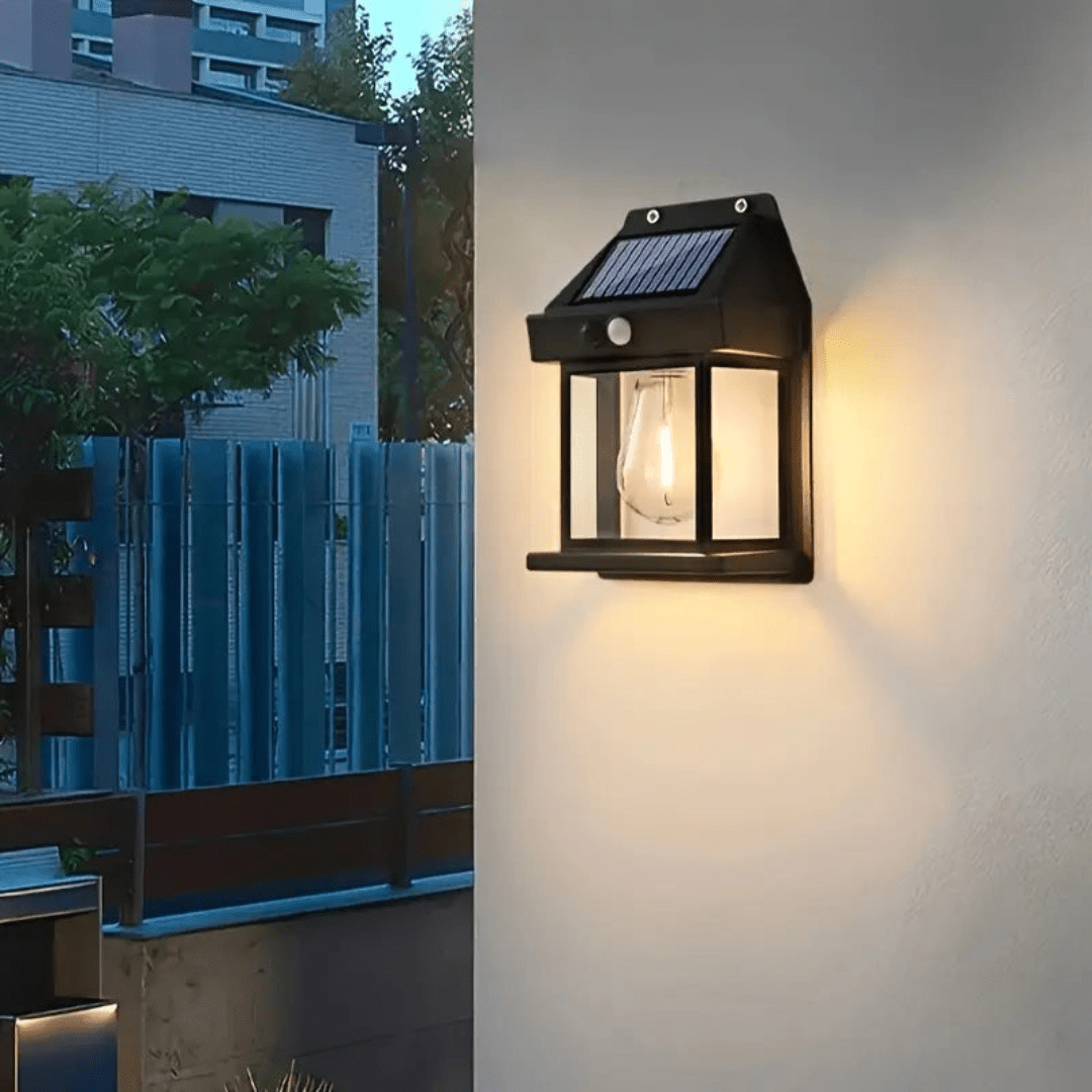 LuminariaSolare | Elegante Lampada Solare Impermeabile da Esterno con Movimento 0