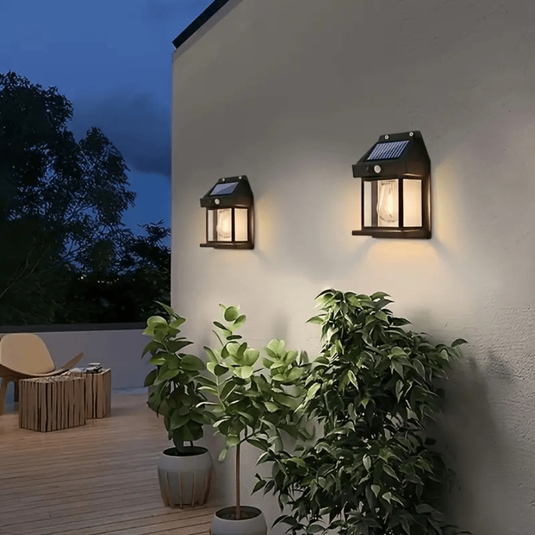 LuminariaSolare | Elegante Lampada Solare Impermeabile da Esterno con Movimento 3
