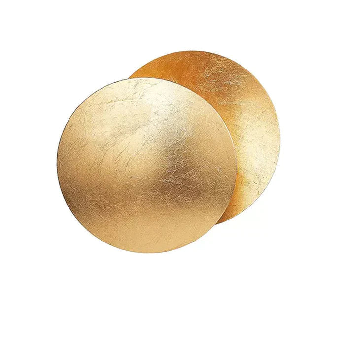 LunaGlow | Elegante Lampada da Parete in Metallo con Design Eclisse Dorata 0