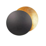 LunaGlow | Elegante Lampada da Parete in Metallo con Design Eclisse Dorata 9