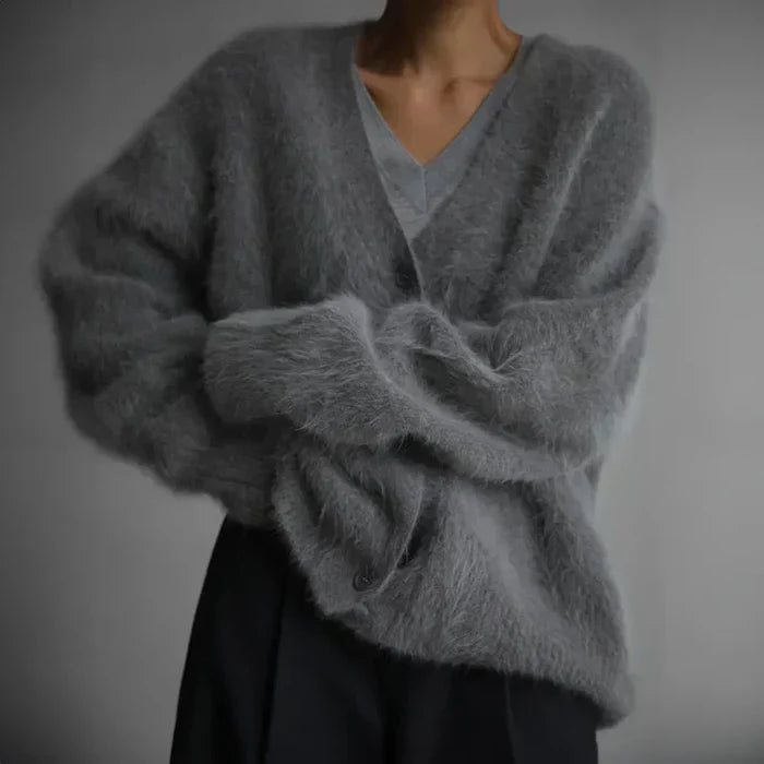 Avelisse Cardigan Donna in Cashmere | Maglia Morbida con Bottoni