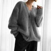 Avelisse Cardigan Donna in Cashmere | Maglia Morbida con Bottoni