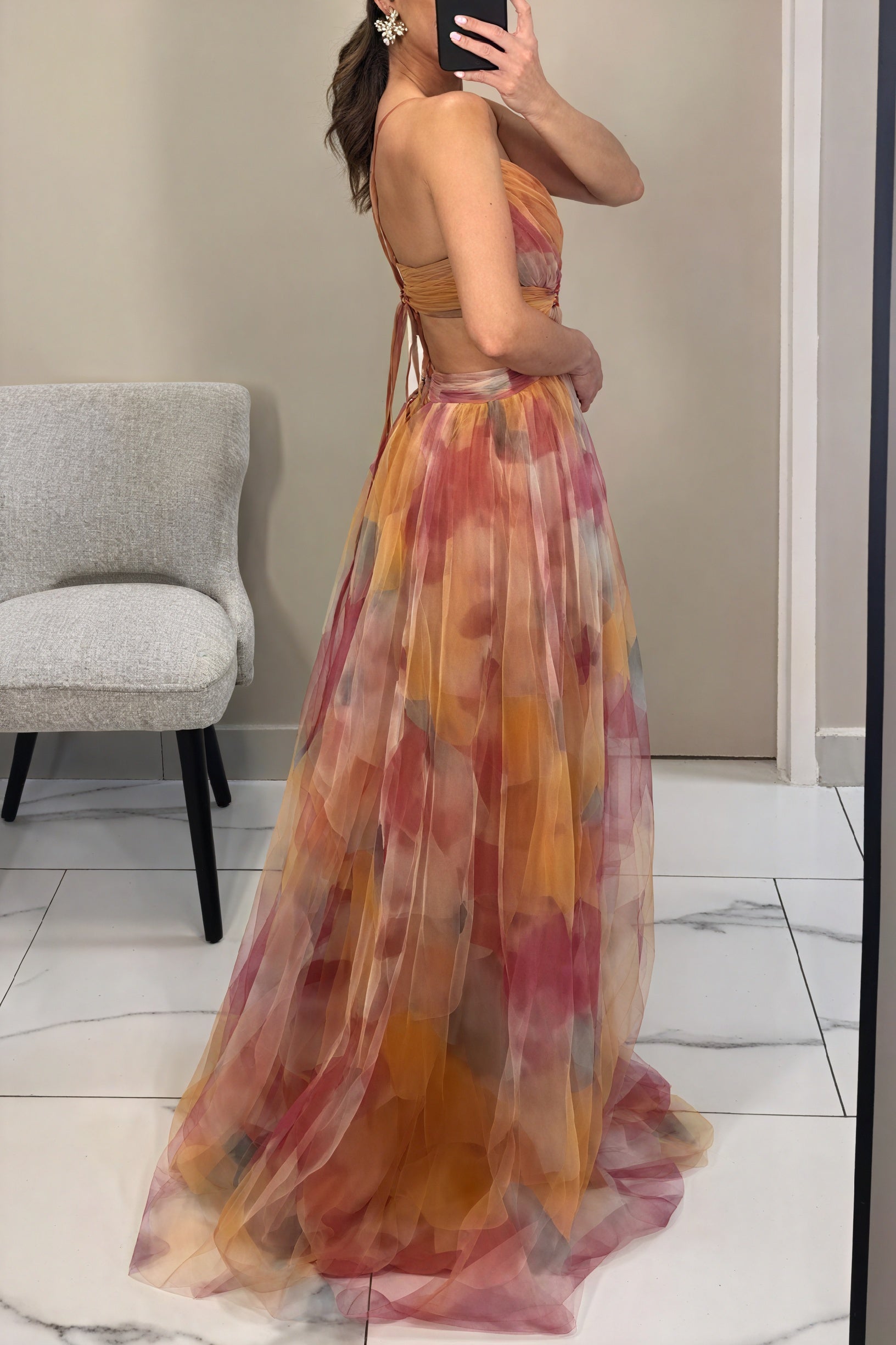 Marco | Elegante Abito Etereo Cerimonia Donna 4