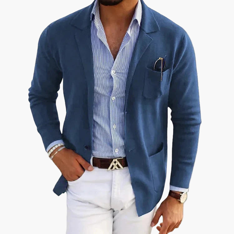Marco | Elegante Blazer Slim Fit Nero da Uomo 2