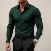 Marco | Elegante Camicia Slim Bianco da Uomo 6