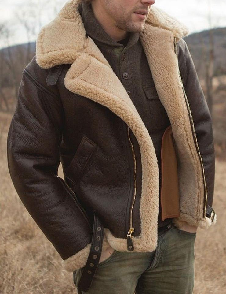 Marco | Elegante Giacca in Pelle di Agnello 0