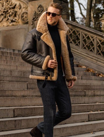 Marco | Elegante Giacca in Pelle di Agnello 2