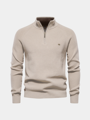 Marco | Elegante Maglione Uomo con Mezza Zip, Morbido e Traspirante 1